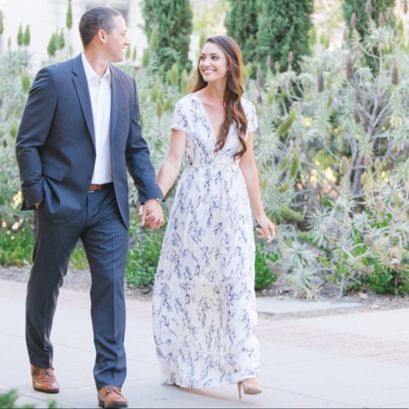 Lucca Couture Dresses & Skirts - LUCCA COUTURE Long Dress Summer Tiered Maxi Floral Romantic Events Party Wedding